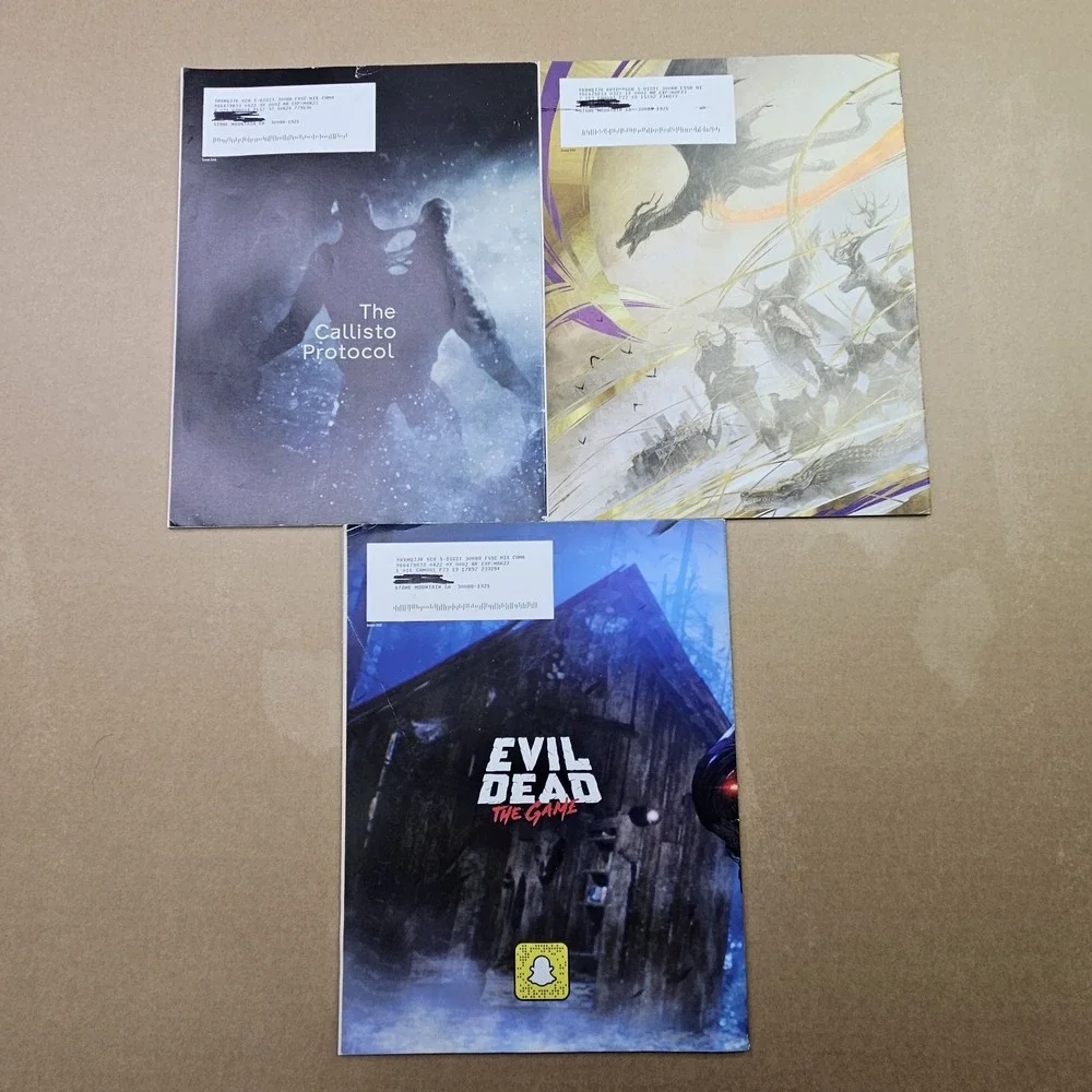 Lot of 3 Game Informer Magazines EVIL DEAD The Callisto Protocol FORSPOKEN